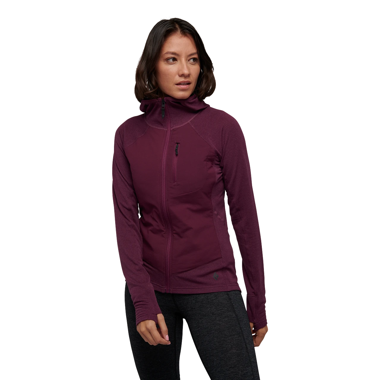 Black Diamond BD W's Coefficient LT Hybrid Hoody 1 Black Diamond BD W's Coefficient LT Hybrid Hoody