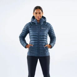 Montane W's Featherlite Daunenjacke, Blau -Outdoor Bekleidung FFDOJORI FEM FEATHERLITE DOWN JACKET 14