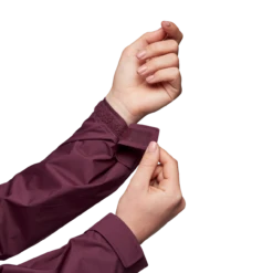 Black Diamond BD W's Stormline Regenjacke -Outdoor Bekleidung M697 5016 W20STORMLINE20RAIN20SHELL20 BLACKBERRY 04