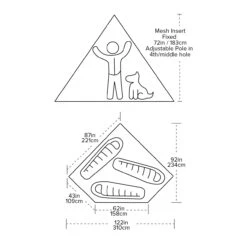 Big Agnes Gold Camp UL 3 Innenzelt 6 Big Agnes Gold Camp UL 3 Innenzelt -Outdoor Bekleidung tent layout graphics gold camp 3 mesh